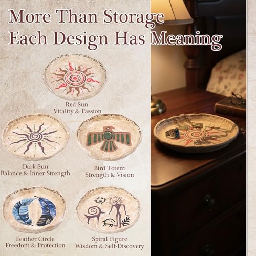 Spiral Figure Jewelry Dish – Handmade Symbolic Trinket Tray Inspired by Wisdom & Self Discovery (Spiral Figure) - Image 4
