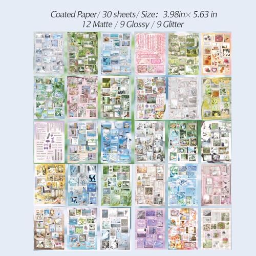 Japanese Sticker Book for Journaling Supplies,g,Dreamcore Scrapbook Sticker - Image 2