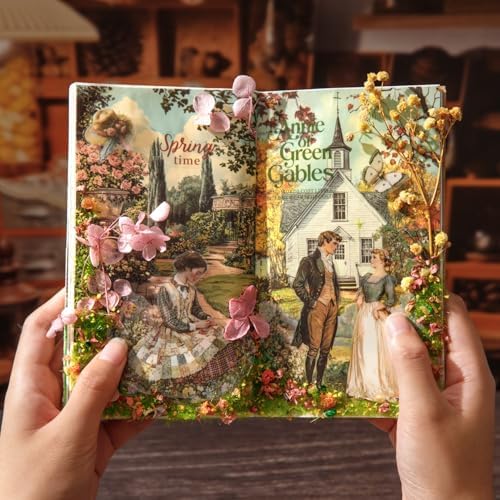 Alideco 20pcs Scrapbook Stickers Vintage Classic Literary Stories Sticker Book for Adults Sticker journaling Stickers for Scrapbooking (lvqianganni) - Image 6