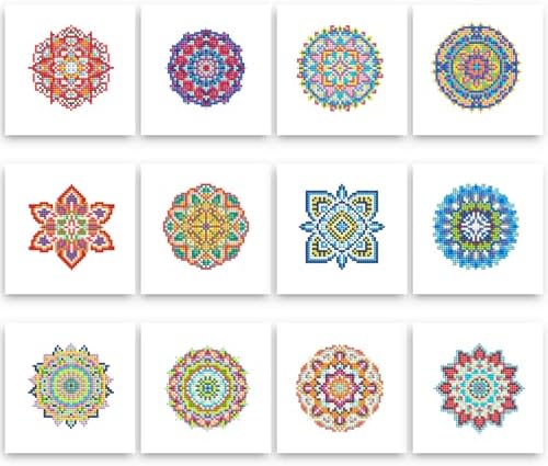 PeakLuv Small Diamond Art Kits Mandala Mini Diamond Painting Kits by PeakLuv