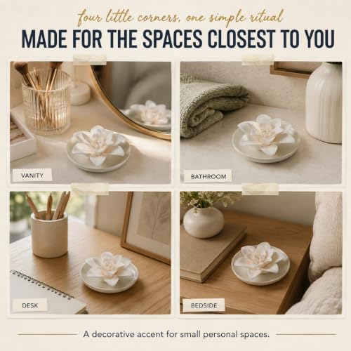 Passive Diffuser for Essential Oil-Ceramic Diffuser(Lily) - Image 4