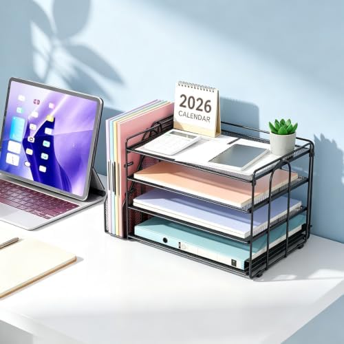 gianotter 4-Tier Paper Organizer With Magazine Holder - Image 4