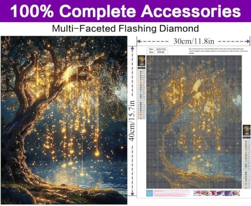 Diamond Art Kits for Adults,Diamond Art Painting Kits for Adults11.8x15.7in - Image 4
