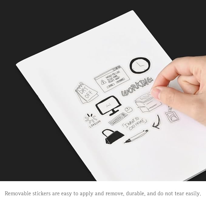 Monolike Little Doodle Theme Sticker 6P Set