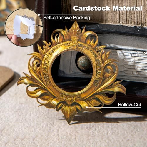 60 Pcs Medieval Frame Stickers for Scrapbooking and Journaling - Image 3