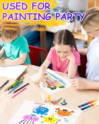 5x7 Inch Canvas Boards for Painting, 8 Pack Primed Acid-Free Blank Canvas Panels, Mini Canvas for Beginners & Artist, Small Canvases for Painting for Classroom and Painting Parties. - Image 6