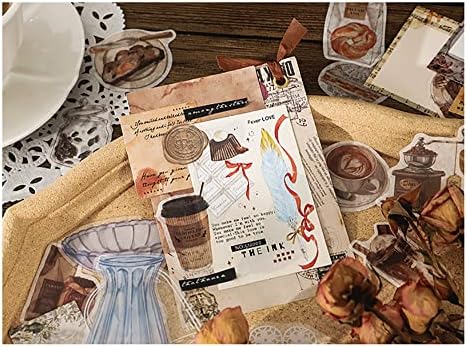 Vintage Scrapbook Supplies Pack for Adults, Decorative Nature Retro Paper Stickers Collection for Journal DIY Arts Crafts Album Bullet Journals Planners (Home) - Image 4