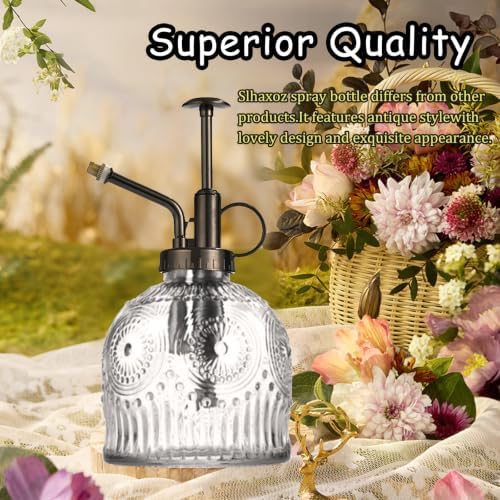 Plant Mister Glass Watering Can Bottle (7.78 oz, Transparent) - Image 2