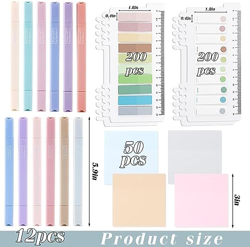 22 Pcs Bible Study Supplies, Bible Highlighters No Bleed Pens - Image 2