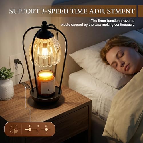 Candle Warmer Lamp with Timer and Wireless Remote Control - Image 3