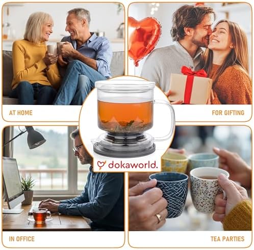 Glass Tea Infuser For Loose Leaf Tea 17oz - Image 4