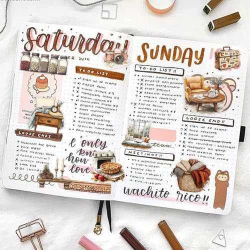 50Pcs Vintage Stickers,Waterproof Transparent PET Aesthetic Decorative Sticker Scrapbooking Supplies for Adult Card Making Letters Planner Journaling Junk Journal Water Bottles Art Craft,Retro Scene - Image 5