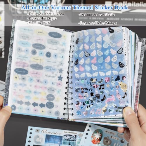 All-in-One Various Themed Journal Sticker Book for Scrapbook,Diary&Planner - Image 2