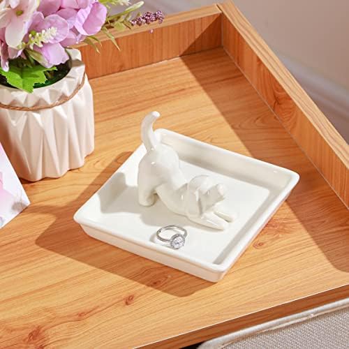 PUDDING CABIN Dog Mom Gifts for Women, Dog Ring Holder Dish Jewelry Holder, Dogs Lover Gift for Women Friends Female Mom Grandma Aunt as Mothers Day Birthday Wedding Christmas Gift - Image 6