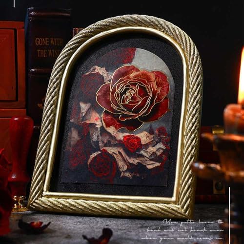 80 Sheets Gothic Scrapbook Paper, Vintage Junk Journal Supplies for Scrapbooking Kit, Magic Decorative Paper for Journaling Book Pages, Dark Academia Wall Decor for Room Decorations - Image 4