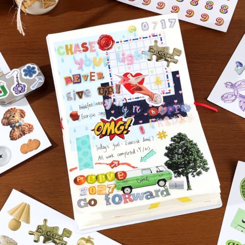 Stickers Book for Scrapbook Supplies,1400+ Aesthetic Stickers for Adults - Image 7