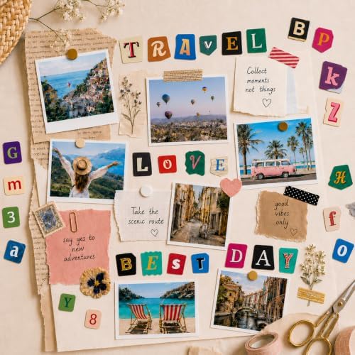2510PCS Alphabet, Number & Symbol Stickers, 1255 Unique Designs × 2 Sets - Image 4