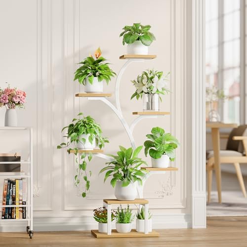 BACEKOLL Plant Stand Indoor with Grow Light, 7 Tier 49" Lighted Plant Shelf - Image 7