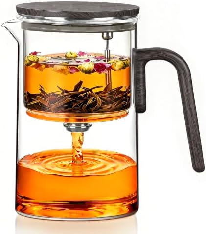 ZENS Magic Teapot with Infuser and Magnetic Lid for Loose Leaf Tea, 28oz by ZENSLIFESTYLE