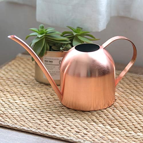 Rose Gold Watering Can for Indoor Plants, 450ml/15oz - Image 6