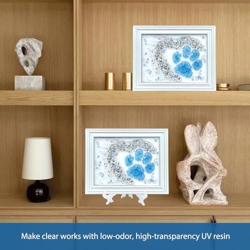 CIYOJA Sea Glass Stained Glass Kit – Cat Paw Resin Art Mosaic Kit for Adults, DIY Craft with Crushed Seaglass, Cute Pet Paw Artwork for Home Décor, Adult Craft Kits Beginners & Creative Art Projects - Image 4