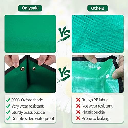 Extra Large Repotting Mat for House Plants Transplanting and Dirt Control Portable Potting Tray Waterproof Potting Mat for Indoor Plants Succulent Gardening Mat Plant Gift for Plant Lovers - Image 5