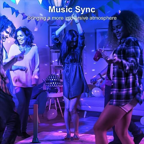 RGB Light Bar Music Sync RGB IC LED Lights Bars USB Powered Remote Control - Image 2