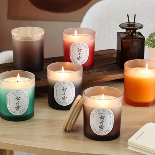 REISEN 12 Pcs 10oz Gradient Green Candle Jars for Candle Making Kit - Image 5
