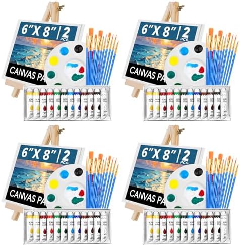 ESRICH 4 Set Acrylic Painting Kits for Adults and Couples by ESRICH