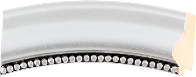 OVALCREST Oval Beveled Wall Mirror for Home Decor - Heritage Style - Silver Spray - 27x33 Outside Dimensions