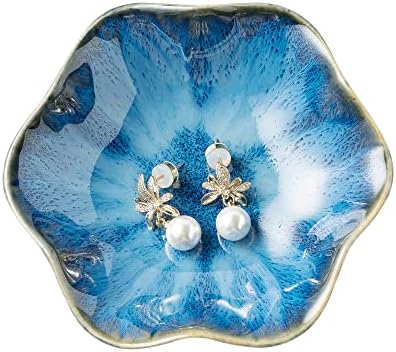 BEUNAIZER Jewelry Dish Tray, Ring Dish, Ceramic Trinket Tray, Key Bowl by BEUNAIZER