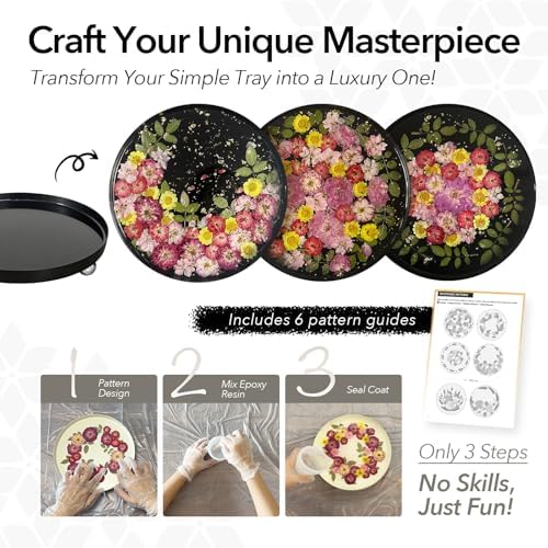 Auraeve All-in-One Resin Tray Craft Kit for Adults, Gift for Women - Image 2