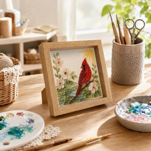 Acrylic Gem Mosaic Craft Kit for Adults Nature Theme Pieces - Image 3