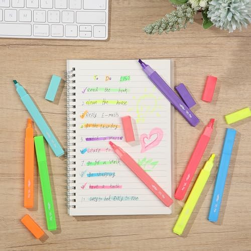 Mr. Pen- Aesthetic Highlighters No Bleed, 8 Pack, Assorted Colors | Chisel Tip, Cute Highlighters Assorted Colors for Journaling, Highlighting, Underlining, Fast Dry, Back to School Supplies - Image 6