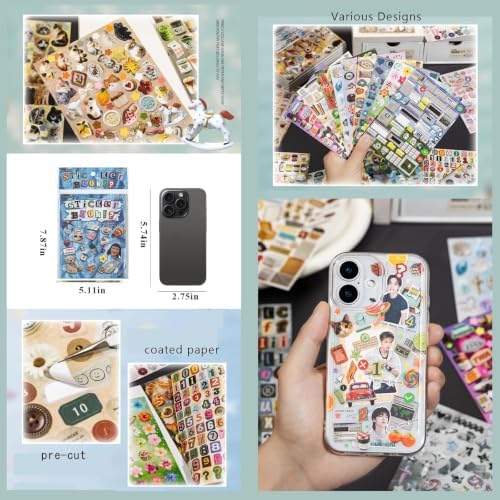 Dreamcore Japanese Sticker Book for Scrapbooking Supplies,Stickers for DIY - Image 6