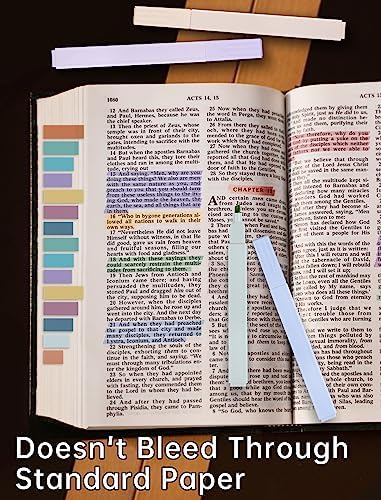NiArt Bible Highlighters No Bleed 14Pc Gel Pens & Sticky Notes Study Set - Image 2