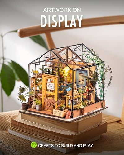 Rolife DIY Miniature Greenhouse Kits for Adults - Cathy's Flower House - Image 3
