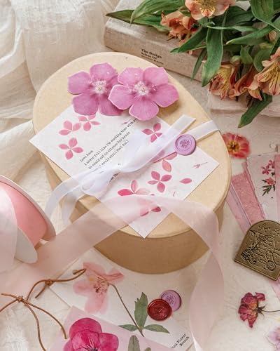 RISYPISY 100Pcs Floral Scrapbook Supplies Kit for Junk Journal - Image 4