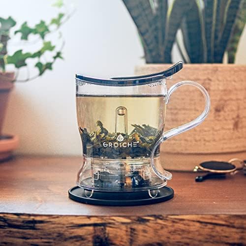 GROSCHE Aberdeen Smart Tea Maker BPA-Free Tea Infuser Black 17.7 oz (525ml) - Image 3