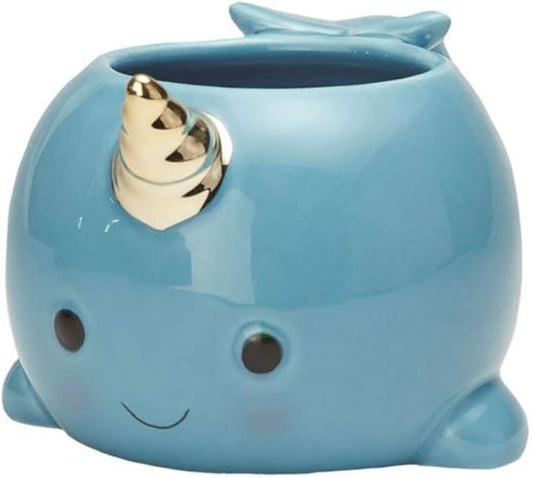 Streamline Imagined Magical Narwhal Coffee Mug, Blue