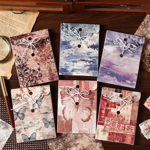 Alideco 180pcs Vintage Forest Garden Butterflies Scrapbooking Paper for Adults Journaling Supplies, Decorative Paper for Junk Journals (shenkeyinji) - Image 2