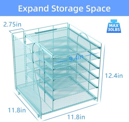 gianotter 6-Tier Paper Organizer With Magazine Holder - Image 5