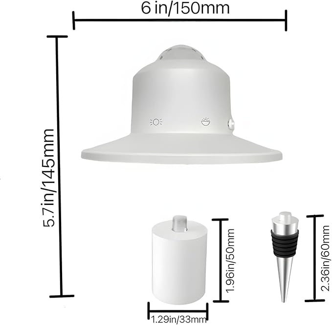 RGB LED Bottle Light,USB Rechargeable Wine Bottle,Small Table Lamp, Touch Dimming Mood for Wine Bottles for Home Restaurant Bedroom Decor, Ideal for Home and Camping