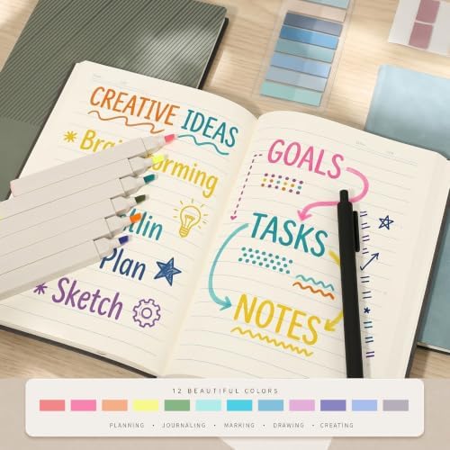 51 Pcs Aesthetic Journaling Stationery Set,Blue - Image 6