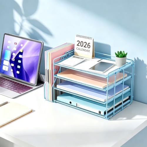 gianotter 4-Tier Paper Organizer With Magazine Holder - Image 7