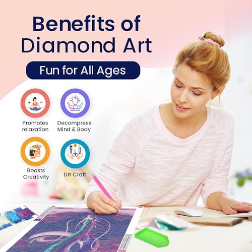 Spirited Away Dragon Diamond Art Kit for Adults Anime Wall Art 5D 12x16 - Image 3