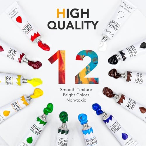 ESRICH 4 Set Acrylic Painting Kits for Adults Couples Date Night - Image 4