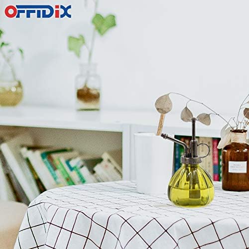 OFFIDIX Plant Mister, Pumpkin Glass Spray Bottle Small, Olive Green 6.7oz - Image 6