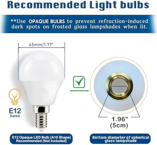 Gold Globe Table Lamp with Milk Glass Shade, Modern Bedside Lamp - Image 6