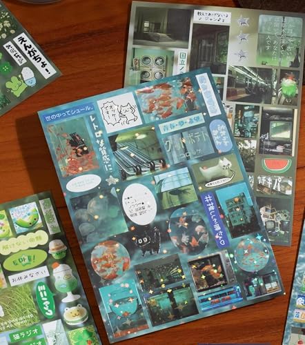 990Pcs+ Japanese Sticker Book for Scrapbook Junk Journal (Echo) - Image 6